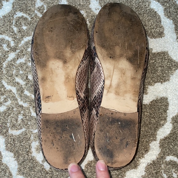 Valentino Snake Skin Ballet Flats - Picture 10 of 15